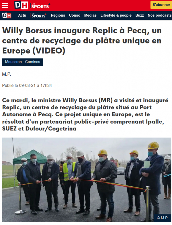 https://www.dhnet.be/regions/tournai-ath-mouscron/mouscron-comines/pecq-willy-borsus-inaugure-replic-un-centre-de-recyclage-du-platre-unique-en-europe-604777dbd8ad58713a7c47ce